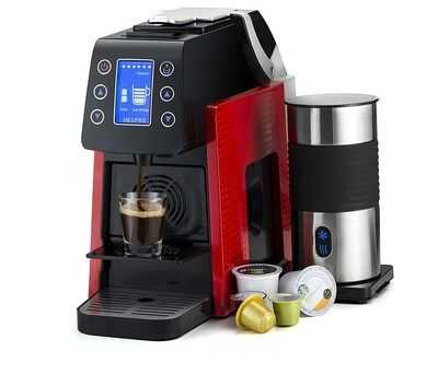 World's first coffee maker to brew K-Cups and Nespresso capsules available  from Gourmia