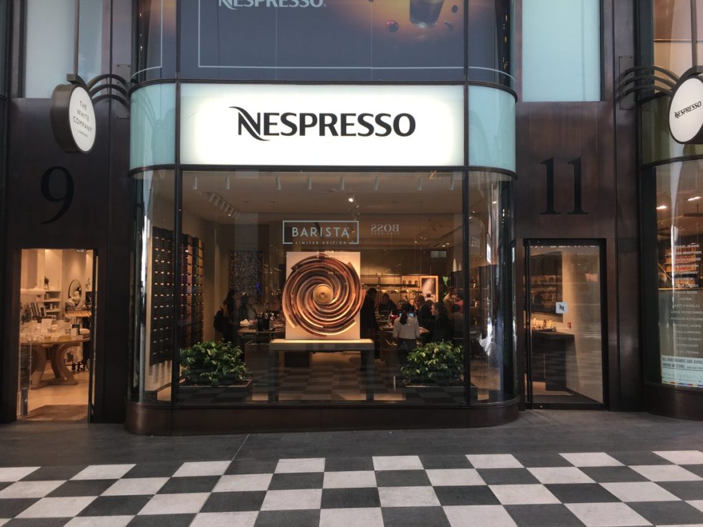 Nespresso opens concept store at Liverpool ONE shopping complex