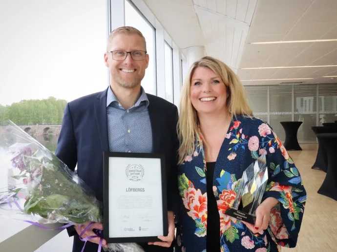 Löfbergs receives newly instituted Genius Award 2019 for equality work