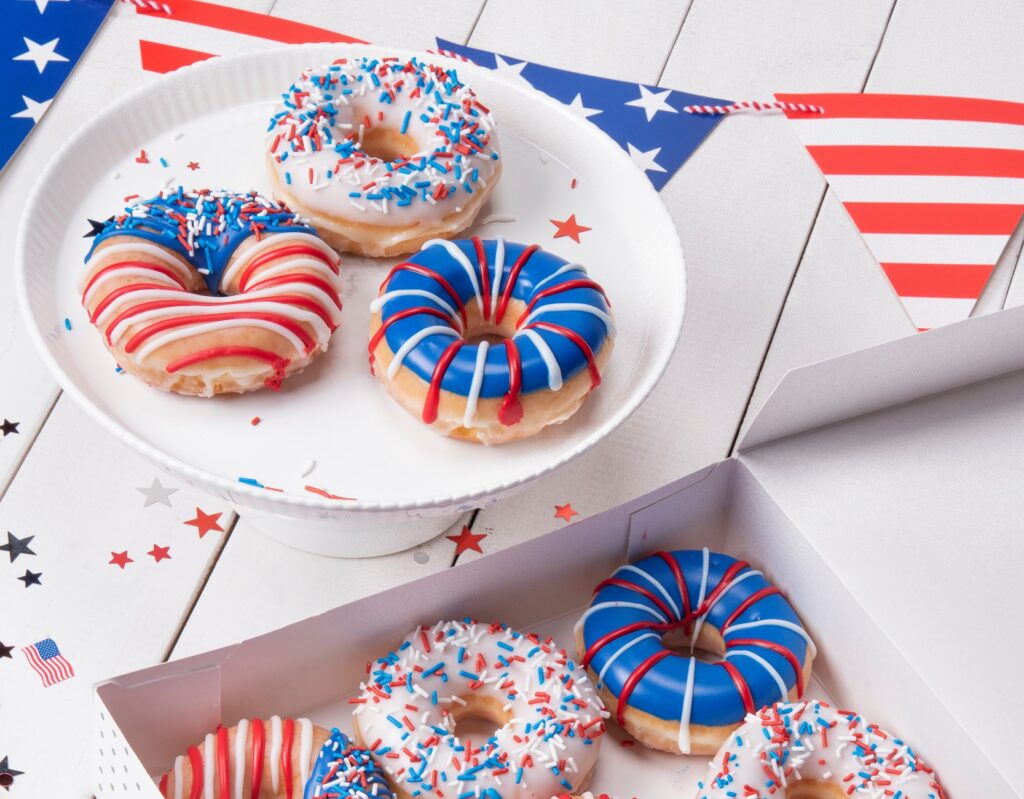 Krispy Kreme brings three patriotic inspired doughnuts for this 4th of July