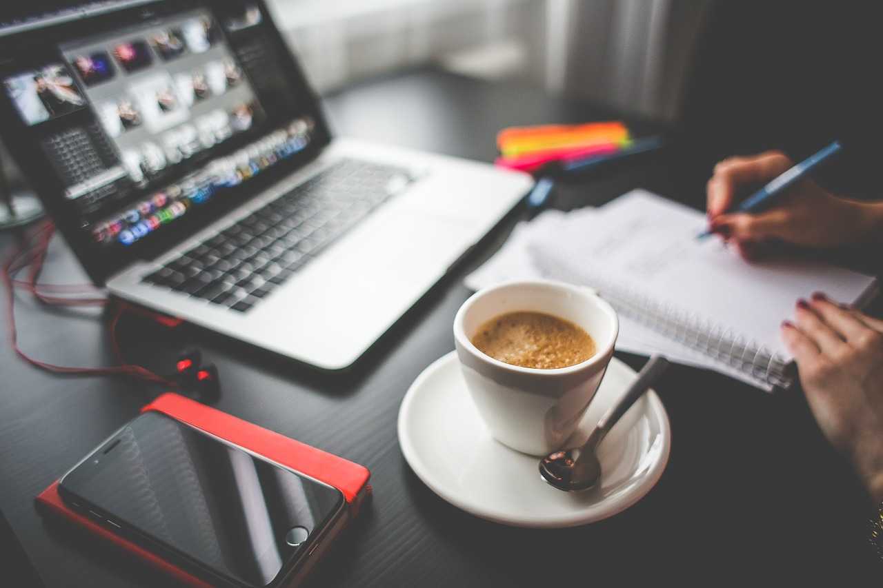 Eight tips for working from home including the right time for a coffee break