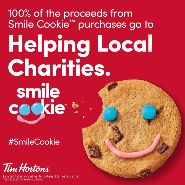 Tim Hortons raises nearly 11 million in annual Smile Cookie Campaign