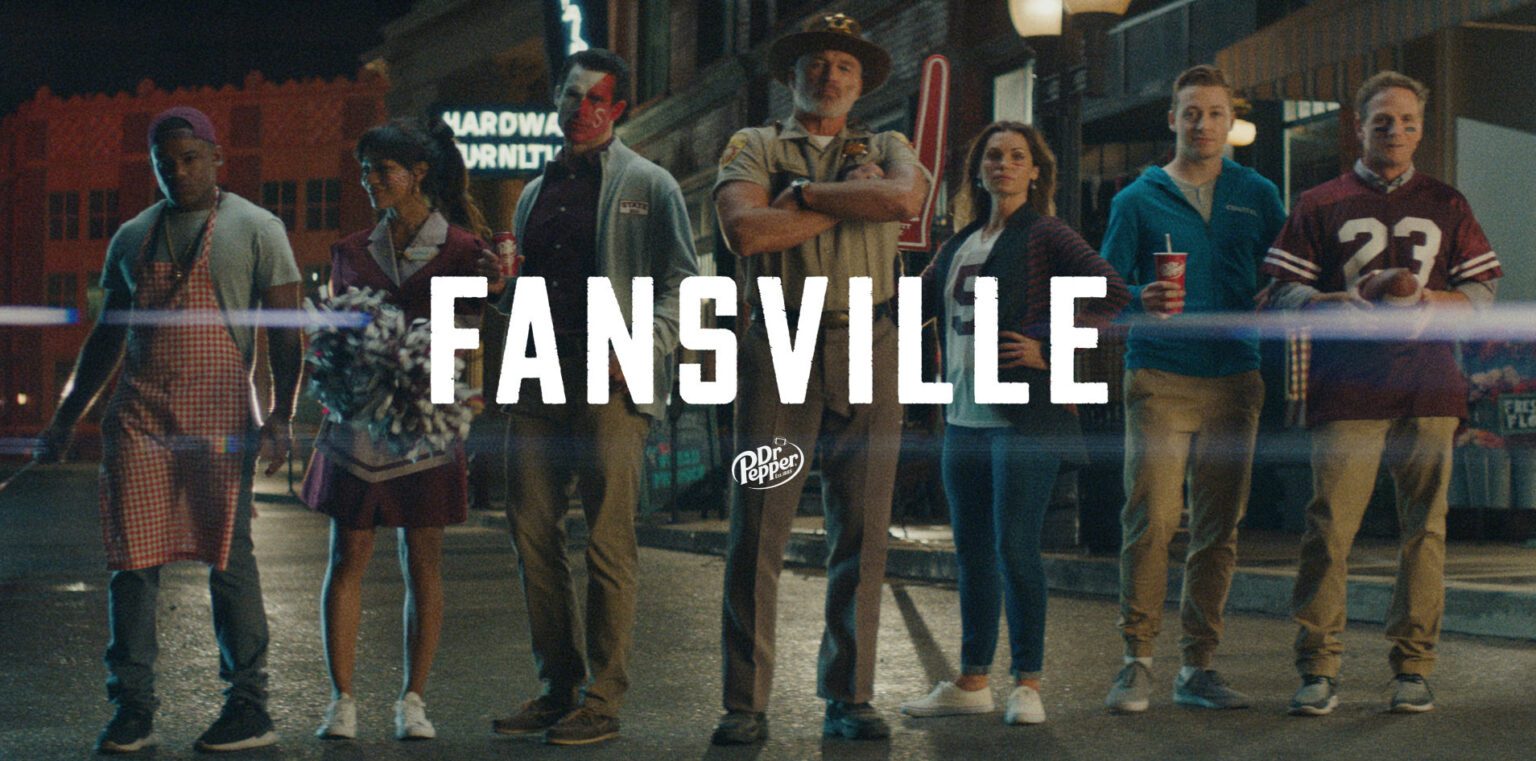 Dr Pepper's ‘Fansville’ college football campaign stacks the bench