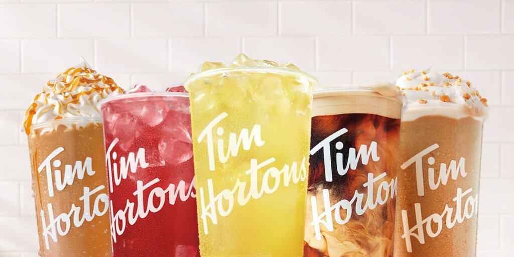 Tims launches hazelnut cold brew topped with Espresso infused foam